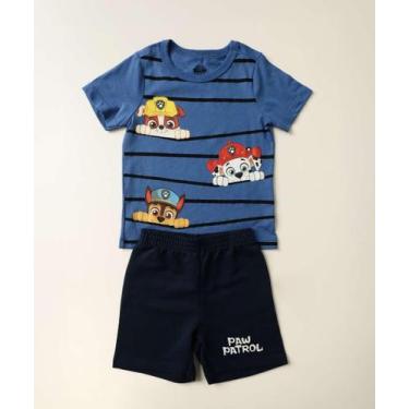 Imagem de Conjunto Infantil Patrulha Canina Nickelodeon Tam 1 a -33312, Azul, Pr
