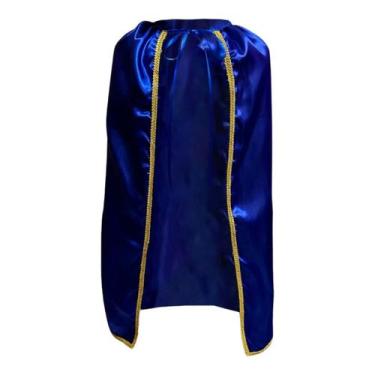 Imagem de Fantasia Capa Pequeno Príncipe Baby - Mundo Encantado Fantasias, Azul,