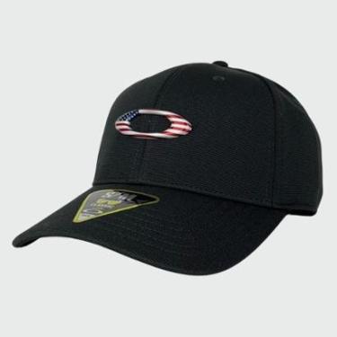Imagem de Boné Oakley Tincan Black American Flag-Masculino