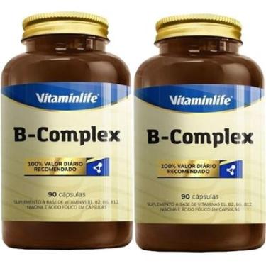 Imagem de Kit 2X B Complex Vitaminas Complexo B - 90 Cápsulas - VitaminLife-Masculino
