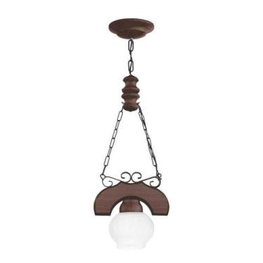 Imagem de Lustre Canga Envelhecido 1 Lâmpada 401E - LUMINÁRIAS MÜLLER