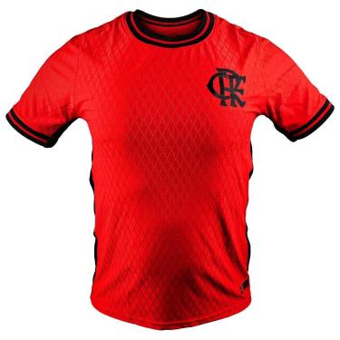 Imagem de Camiseta Flamengo Vermelho Dry Masculina-Unissex