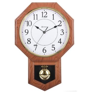 Imagem de Relógio De Parede Clássico Pêndulo E Musical Canela Herweg 530018