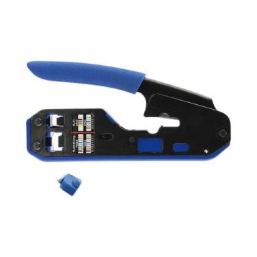 Imagem de Alicate De Crimpagem Para Cabos De Rede RJ45, Desencapador E Cortador 