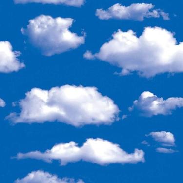 Imagem de Vinil autoadesivo Wallpaper GLOW4U Blue Sky Clouds 45cmx10m
