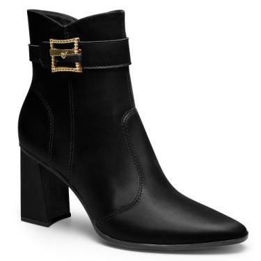 Imagem de Bota Cano Baixo Mississipi J1072 Feminina - Preta, Preto, 36