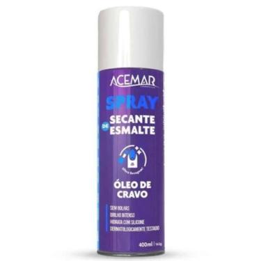 Imagem de Secante de Esmalte Spray Óleo de Cravo 400ml Acemar