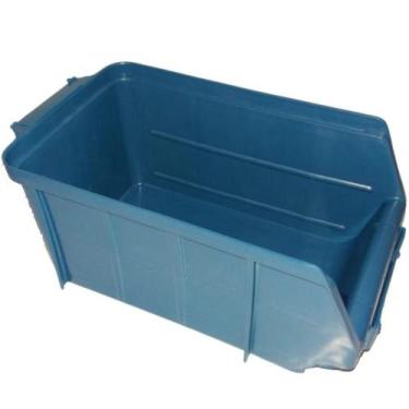 Imagem de Gaveta Organizadora Empilhável De Plástico Azul - G4a48 - 3s Sabonaro 