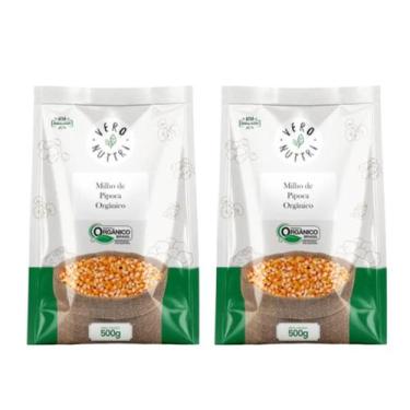 Imagem de Kit 2 Milho de Pipoca Organico 1kg Vero Nuttri