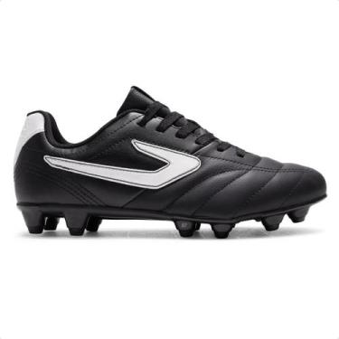 Imagem de Chuteira Campo Topper Furia II Masculino, 40, Preto, Branco