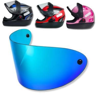 Imagem de Viseira Capacete San Marino Taurus Original 2mm - POLIVISOR, Iridium