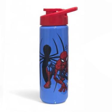 Imagem de Garrafa de Água Squeeze Homem Aranha 700ml Escolar Academia - Plasdura