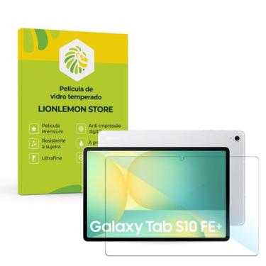 Imagem de Película de vidro temperado para Samsung Galaxy Tab S10 FE+ Tela 13.1"