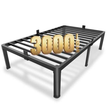 Imagem de Estrutura de Cama MAF Solteiro 36x95x36 cm de Aço Reforçado