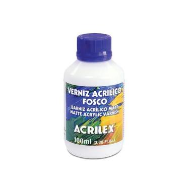 Imagem de Verniz Acrílico Fosco 100ml Acrilex Kit C/2 Unidades