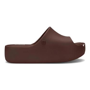 Imagem de Chinelo Melissa Free Platform Slide Feminino, 38, Bronze