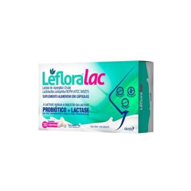Imagem de Leflora Lac Probiótico Lactase Suplemento Alimentar Airela 30 Cápsulas