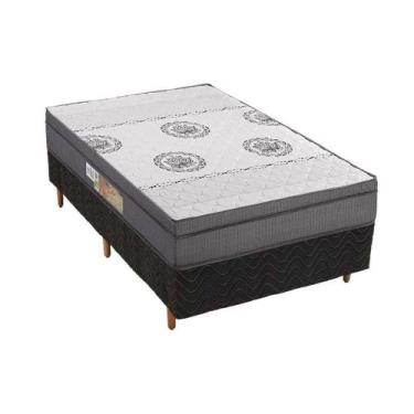 Imagem de Cama Box Solteiro: Colchão Ortopédico Polar D28/EP Anatômico Orthoprem