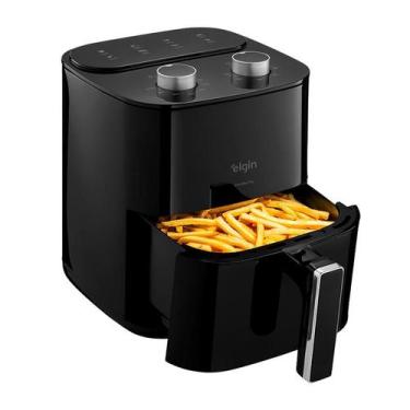 Imagem de Fritadeira Elétrica Air Fryer Elgin 3,5L 127v Preta, 110V