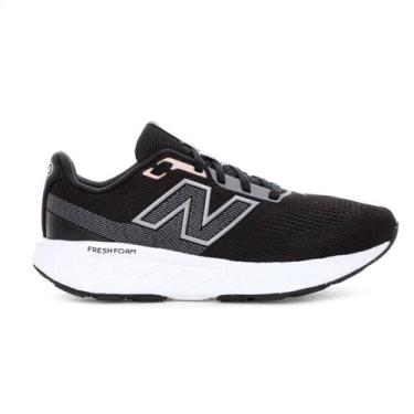 Imagem de Tênis New Balance Fresh Foam 520 V9 Preto Cinza e Rose - Feminino, 39,