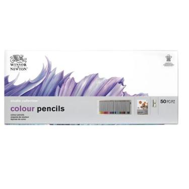 Imagem de Lápis de Cor Winsor & Newton Studio Collection com 50 Peças