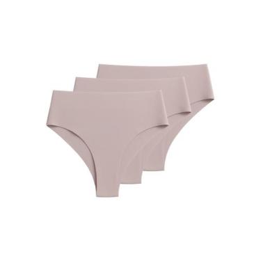 Imagem de Kit com 3 Calcinhas Fio Dental Hot Pant Liz 50255, Bege, M