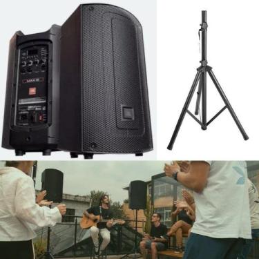 Imagem de Caixa de Som JBL Max 10 Ativa Bluetooth 110/220V + Pedestal