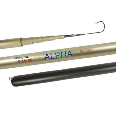 Imagem de Vara Telescópica Lisa de Mão Pesca Leve Way Fishing Alpha 4508 4,50m 9