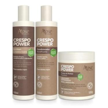 Imagem de Kit Crespo Co Wash, Condicionador e Creme de Pentear Apse - Apse Cosme