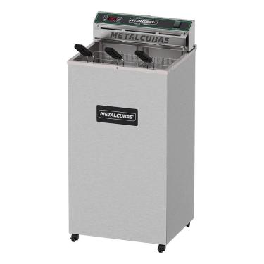 Imagem de Fritador Elétrico de Pedestal FOE 18 P 3 Cestos 18L Somente Óleo 8000W 220V Metalcubas
