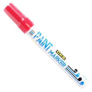 Imagem de Caneta Permanente Paint Marker CKS Vermelho 12 Unidades