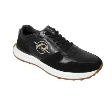 Imagem de Tenis Pegada Masculino Couro elastico Amortech comfort 110704, 39, Str