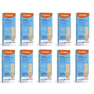 Imagem de CURATIVO CREMER MICROPOROSO C/10un * DISCRETO E FÁCIL REMOÇÃO - KIT C/