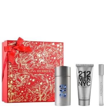 Imagem de Carolina Herrera Kit Coffret 212 Men 100ML + After Shave 100ml + Trave