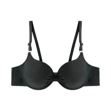 Imagem de Sutiã Feminino Sexy De Algodão Com Bojo E Alças Finas, Sem Costas, Cor