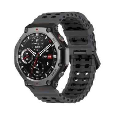 Imagem de Pulseira De Silicone Colorida E Respirável Para Huami Amazfit T-Rex 3 