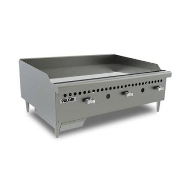 Imagem de Chapa Bifeteira a Gás GLP Vulcan VCRG36 Profissional Inox 25,4mm 3 Que