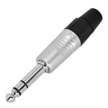Imagem de Plug P10 Conector Stereo Metálico Guitarra Violão Rean Rp3c