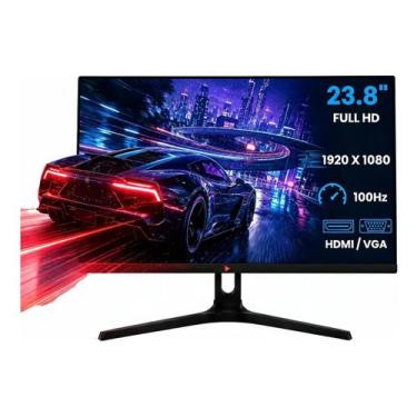 Imagem de Monitor Gamer 23.8 Full HD 100Hz 1ms IPS FreeSync, Conexões HDMI/VGA e