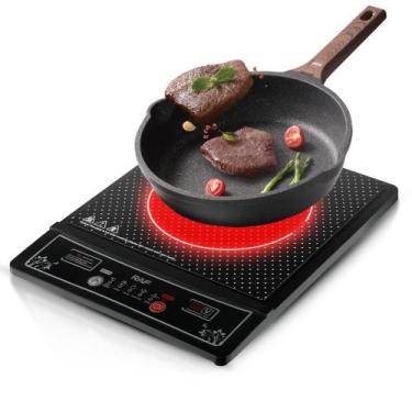 Imagem de Cooktop Portatil Indução Gourmet 2000W 220 Volts Preto - Raf, 220V