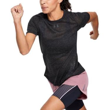 Imagem de Camiseta de Treino Feminina Under Armour Breeze, Preto, PP