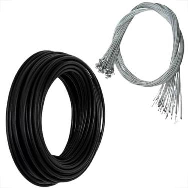 Imagem de Kit Conduíte E Cabo Para Freio De Bike Mtb Rolo Com 20 Metros E 10 Cab