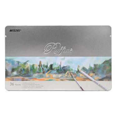 Imagem de Lápis de cor solúvel em água em caixa de ferro, 36 cores, cor solúvel em água com chumbo em pintura artística, sem chumbo