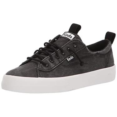 Imagem de Keds Tênis feminino de algodão orgânico Kickback, Preto, 41