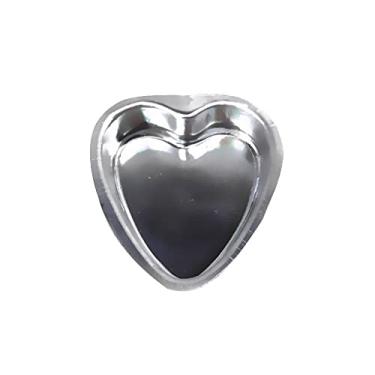 Imagem de Forminhas Pão Mel Coração nº 2 Fundo Fixo em alumínio Fest Formas 12 peças