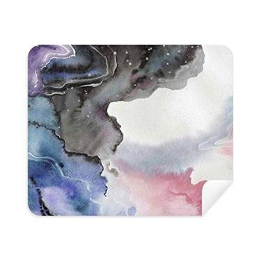 Imagem de Pano de limpeza de tela para telefone com sombreamento de tinta abstrata para aquarela 2 peças tecido de camurça
