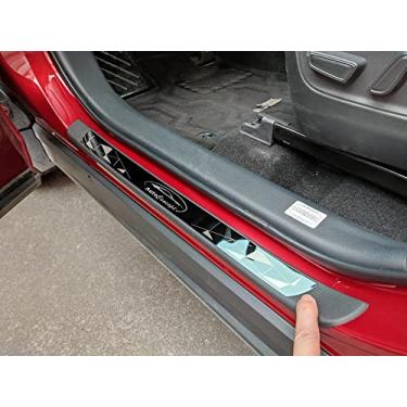 Imagem de GZBFTDH Proteção de Peitoril Soleira da Porta, para Volkswagen Passat 2019 Carro Acessórios, Aço Inoxidável Kick Plate Guard de Pedal de Limiar Protetor, Peças para Automóveis