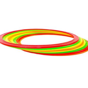 Imagem de Kit Funcional Argolas De Agilidade 12 Peças Odin Fit