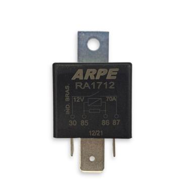 Imagem de Rele Auxiliar RA-1712 4 Pinos 12 Volts 70 Amperes Linha Volks 4 Pino