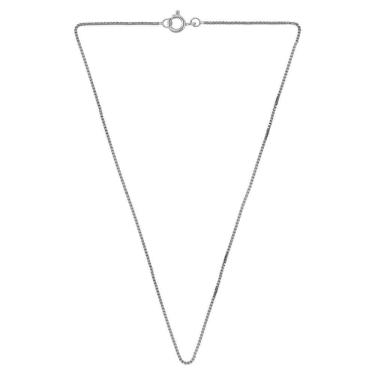 Imagem de Corrente Prata Veneziana Fina 0.70mm 60cm